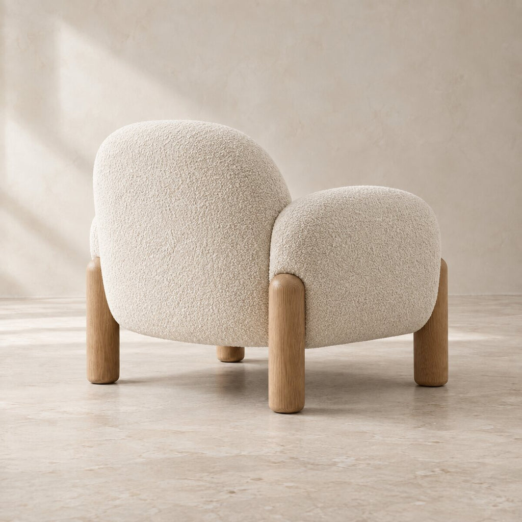 Linden Bouclé Lounge Chair