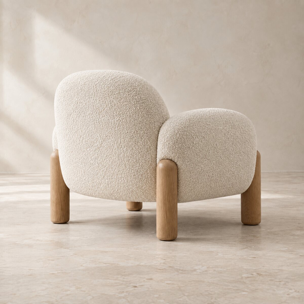 Linden Bouclé Lounge Chair
