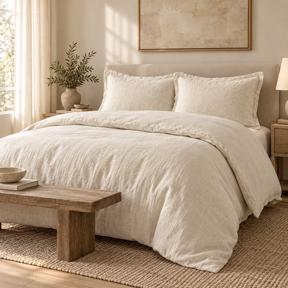Celia Washed Linen Duvet Set