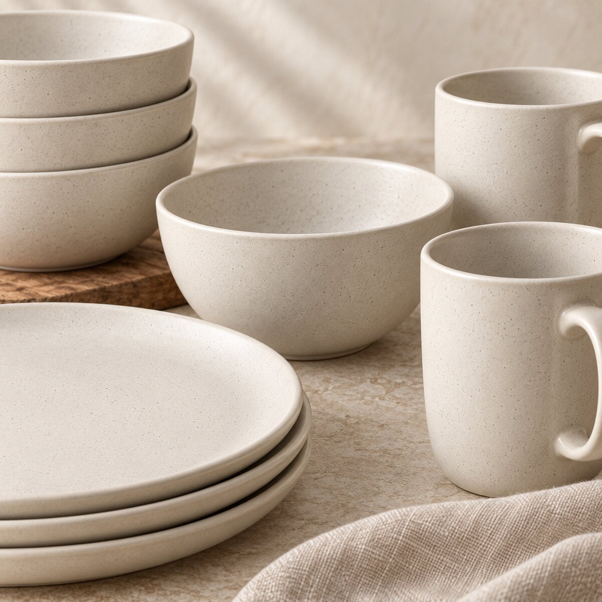 Luna Stoneware Dinner Set