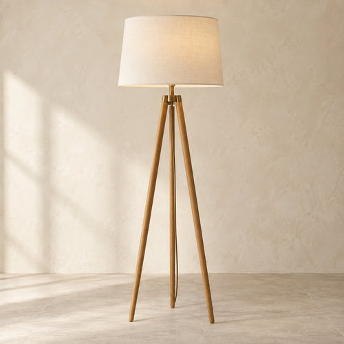 Cedar Oak Floor Lamp