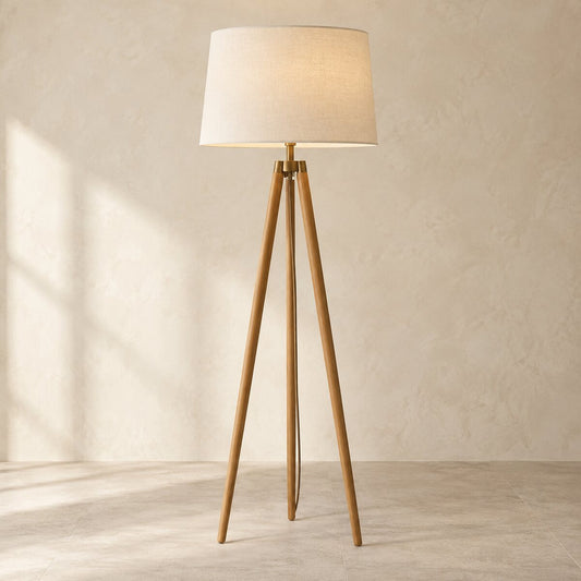 Cedar Oak Floor Lamp