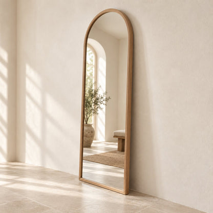 Ridge Arched Wall Mirror