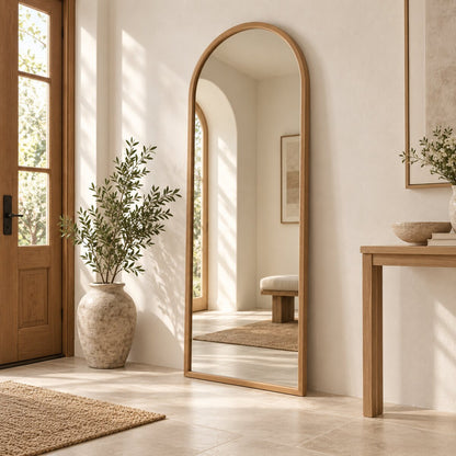 Ridge Arched Wall Mirror