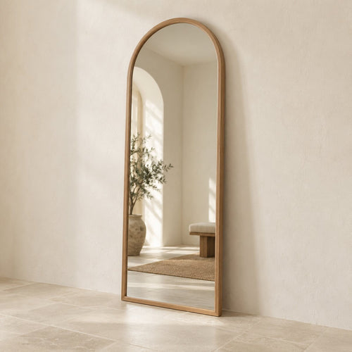 Ridge Arched Wall Mirror
