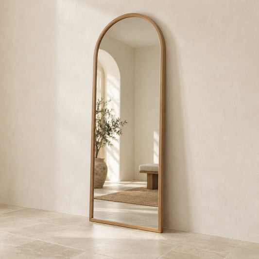 Ridge Arched Wall Mirror